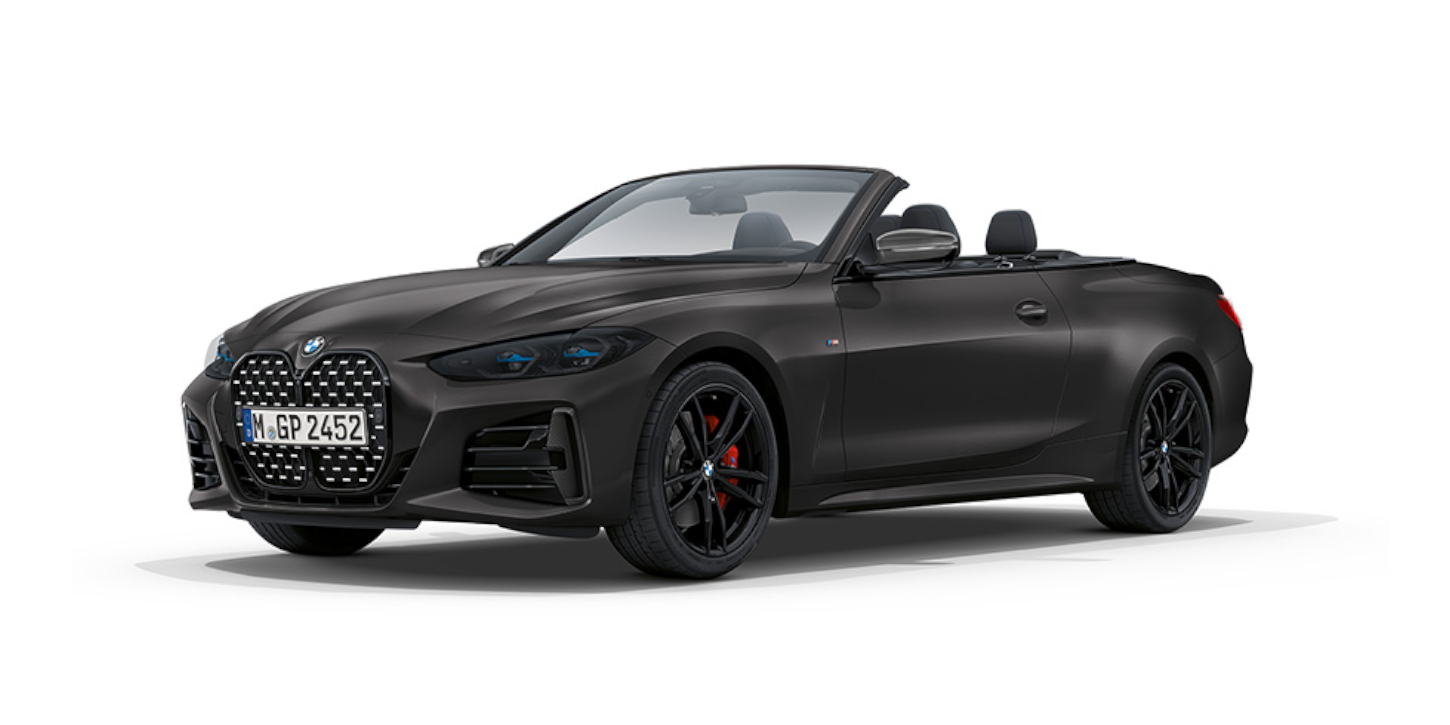 BMW M440i xDrive Cabrio z boku BMW M440i xDrive Cabrio z boku