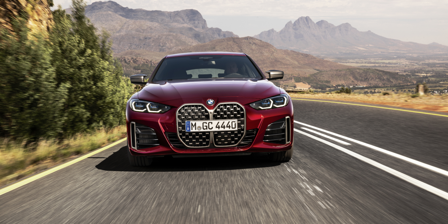 BMW M440i xDrive Gran Coupé zepředu BMW M440i xDrive Gran Coupé zepředu