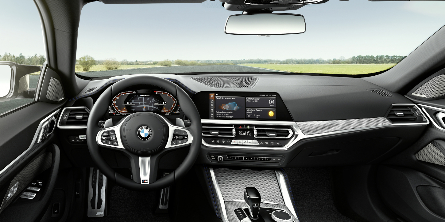 BMW M440i xDrive Gran Coupé interiér BMW M440i xDrive Gran Coupé interiér