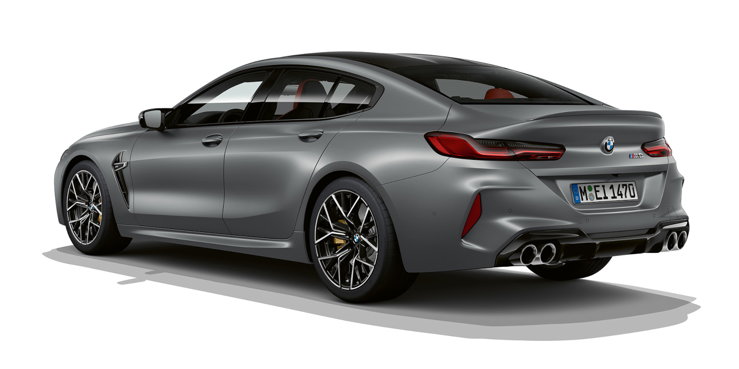 BMW M8 Gran Coupé zezadu BMW M8 Gran Coupé zezadu