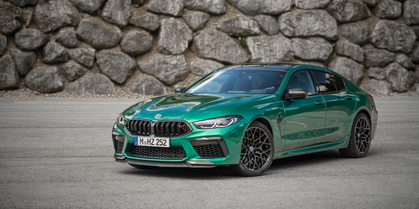 BMW M8 Competition Gran Coupé zepředu BMW M8 Competition Gran Coupé zepředu