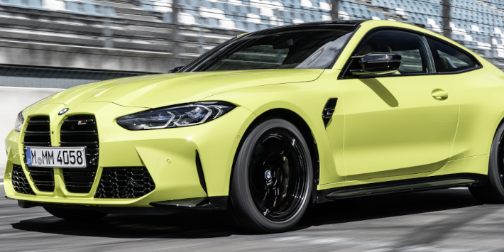 BMW M4 Coupé z boku