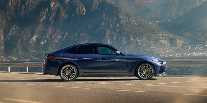 BMW ALPINA B4 GRAN COUPÉ Z BOKU U HOR BMW ALPINA B4 GRAN COUPÉ