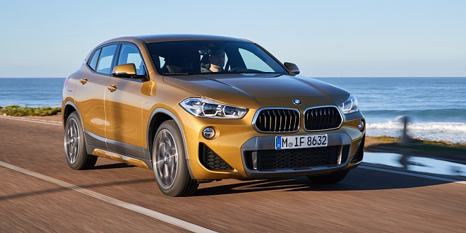 BMW X2 z boku BMW X2 z boku
