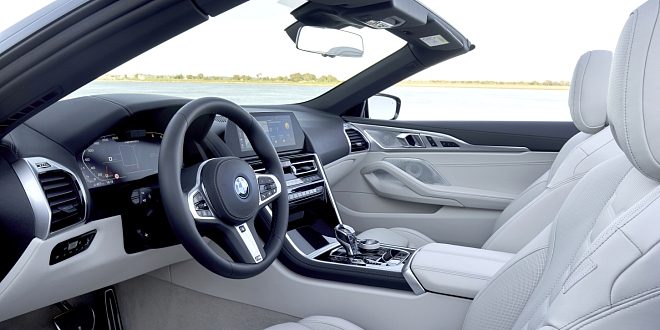 BMW řady 8 Cabrio interiér BMW řady 8 Cabrio interiér